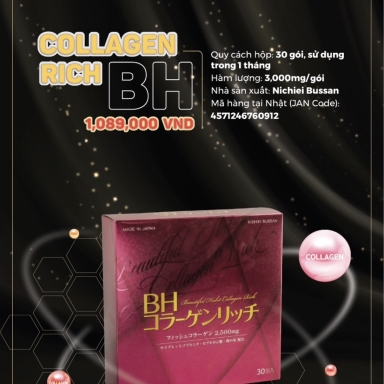 Beautiful Habit Collagen Rich 30 gói 